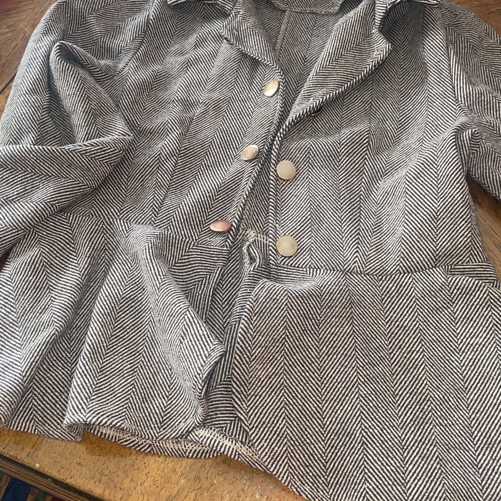 Peplum style blazer